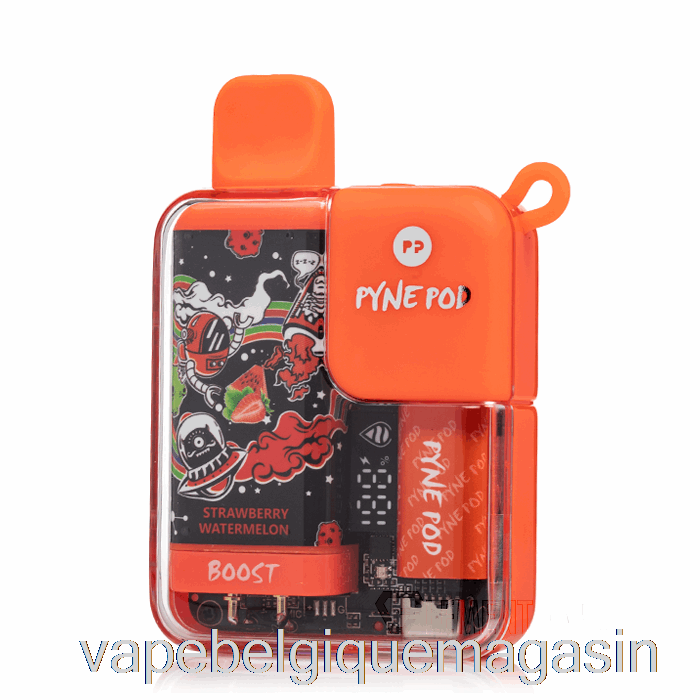 Vape Belgique Pynepod 8500 Jetable Fraise Pastèque
